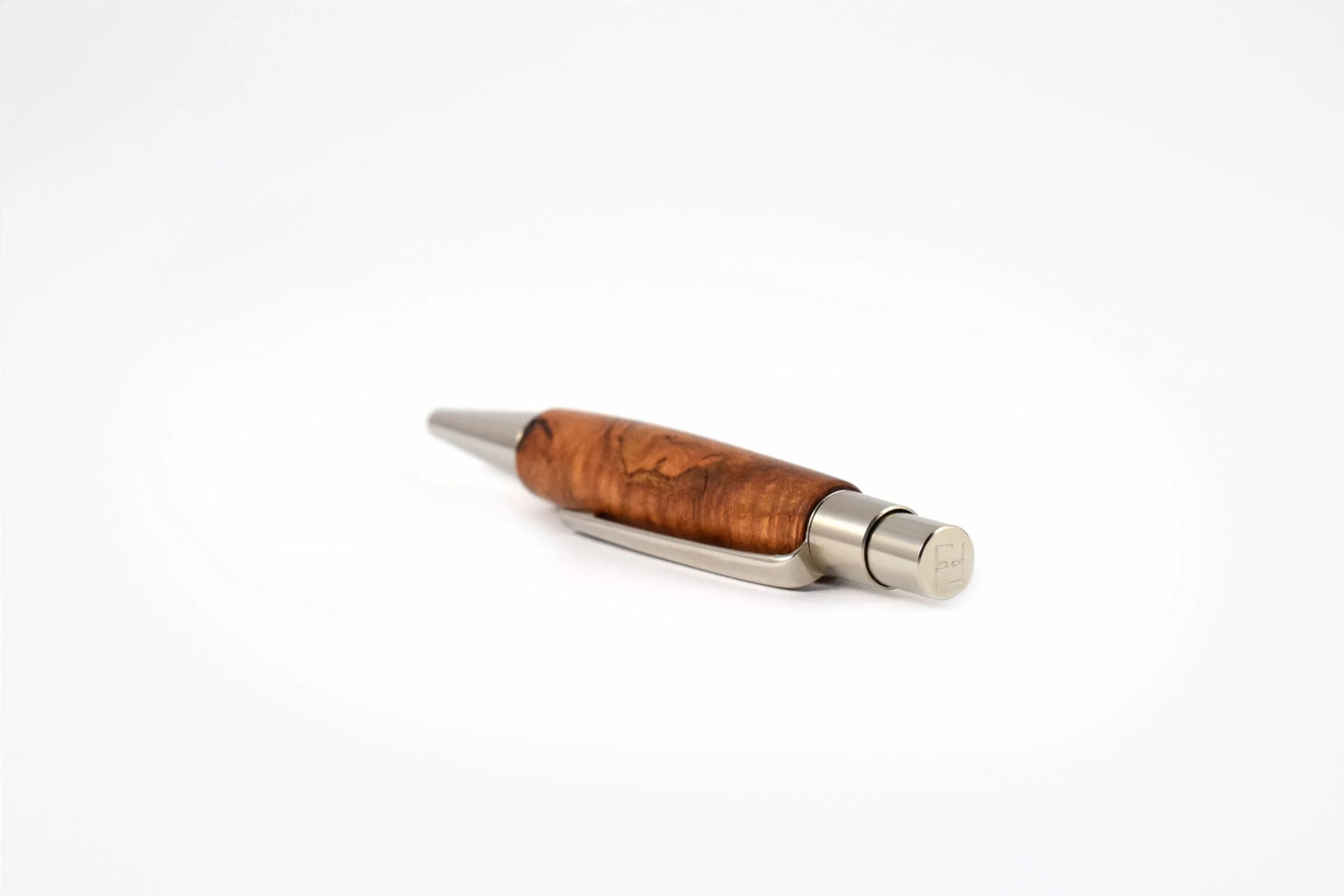 CHERRY WOOD HIGH QUALITY HANDMADE Skinny BALL POINT PEN Bloom Woodworking