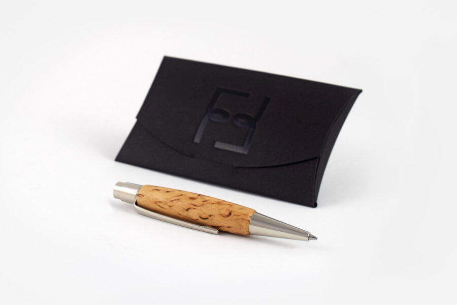 Berlin Mini Ballpoint Pen "Finnish Birch Wood" - Image 3