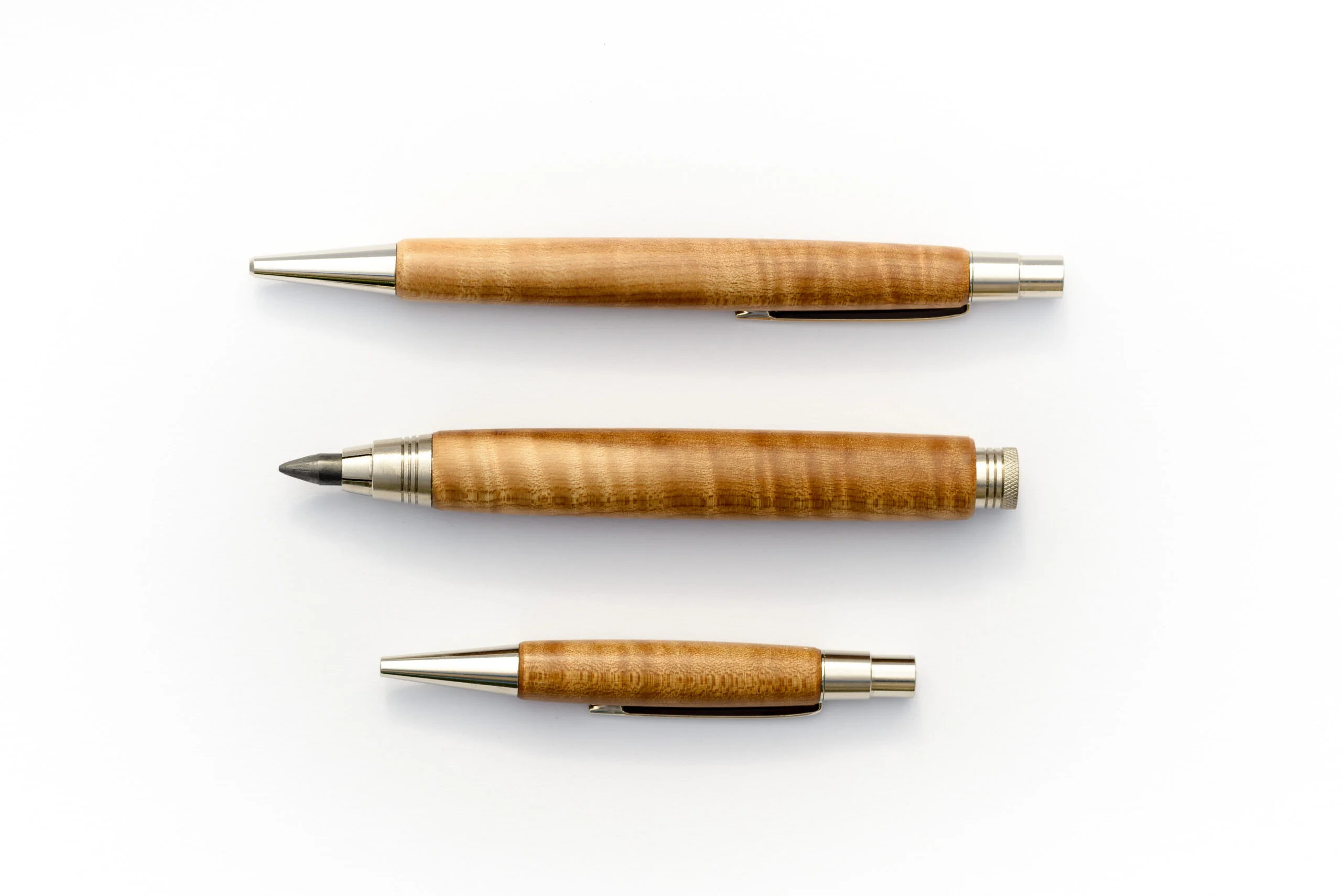 Züri Ballpoint Pen "Flamed Maple Wood" - Image 2